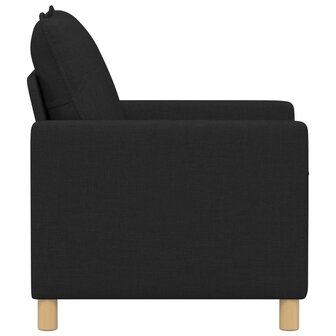 Bank Zwart Stof 4