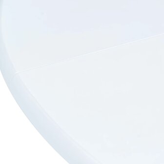 5-delige Eethoek massief rubberwood wit 9