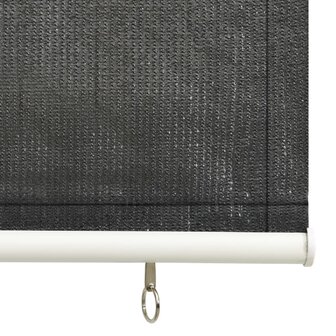 Rolgordijn voor buiten 80x140 cm antracietkleurig 4