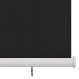 Rolgordijn voor buiten 60x230 cm HDPE zwart 4