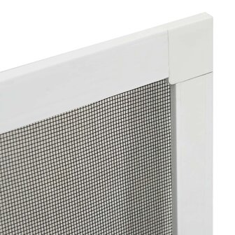 Insectenscherm voor ramen Wit 130 x 150 cm 6