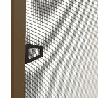 Insectenscherm voor ramen Bruin 120 x 140 cm 5