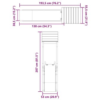 Speelhuis massief douglashout 9
