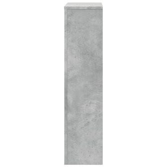 Radiatorombouw 78x20x82 cm bewerkt hout betongrijs 5
