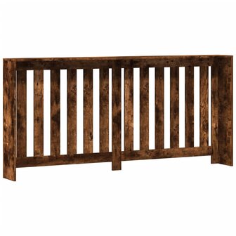 Radiatorombouw 175x20x82 cm bewerkt hout gerookt eikenkleurig 4