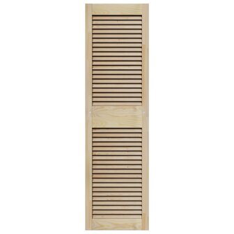 Kastdeur 4 pcs Naturel 140,5 x 2,1 x 39,5 cm Massief grenenhout 5