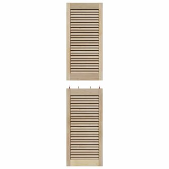 Kastdeur 4 pcs Naturel 170 x 2,1 x 39,5 cm Massief grenenhout 8