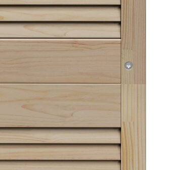 Kastdeur 4 pcs Naturel 170 x 2,1 x 39,5 cm Massief grenenhout 9
