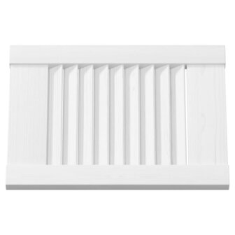 Kastdeuren louvredesign 4 st 39,5x29,5 cm wit 6