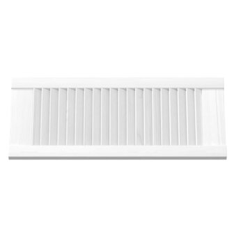 Kastdeuren louvre design 4 st 69x29,5 cm wit 6