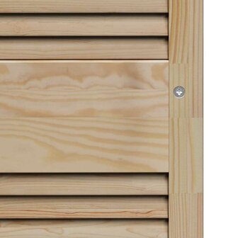Kastdeur Naturel 140,5 x 2,1 x 39,5 cm Massief grenenhout 8