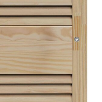 Kastdeur Naturel 140,5 x 2,1 x 59,5 cm Massief grenenhout 8