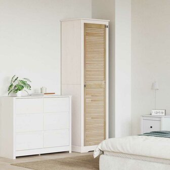 Kastdeur Naturel 201 x 2,1 x 49,5 cm Massief grenenhout 1