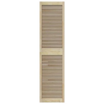 Kastdeur 2 pcs Naturel 201 x 2,1 x 49,5 cm Massief grenenhout 5
