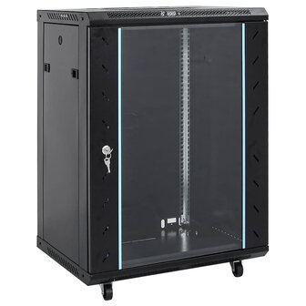 15U Netwerkkast met Draaipoten 19" IP20 60x45x86 cm 1