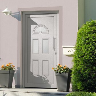 Voordeur 110x210 cm wit 1