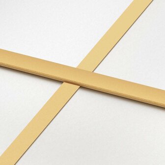 Schuifdeur 102,5x205 cm mat ESG-glas en aluminium goudkleurig 5