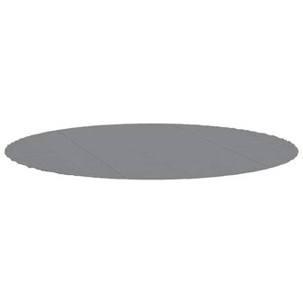 Zwembadgrondzeil &Oslash;366 cm polyester geotextiel lichtgrijs 2