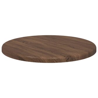 Tafelblad bruin eikenkleur &Oslash; 30 x 1,5 cm Bewerkt hout 5