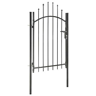 Tuinpoort Woerden staal 1x1,5 m zwart 1