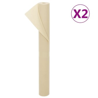 Vliesdoek voor planten 2 rollen 70 g/m&sup2; 10x1,6 m 1
