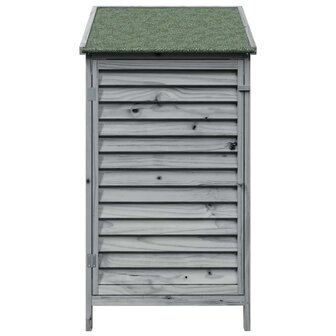 Tuinschuur Grijs 59 x 56 x 113,5 cm Massief Vurenhout 5