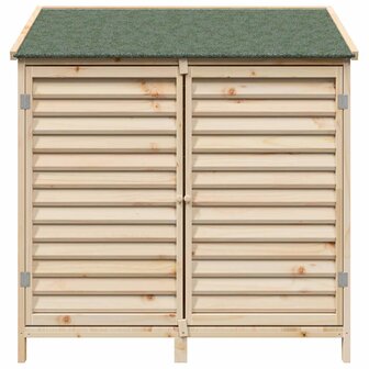 Tuinschuur Naturel 106 x 56 x 113,5 cm Massief Vurenhout 5