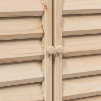 Tuinschuur Naturel 106 x 56 x 113,5 cm Massief Vurenhout 9