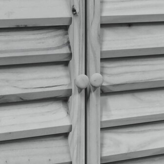 Tuinschuur Grijs 106 x 56 x 113,5 cm Massief Vurenhout 9