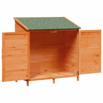 Tuinschuur Bruin 106 x 56 x 113,5 cm Bewerkt hout 4