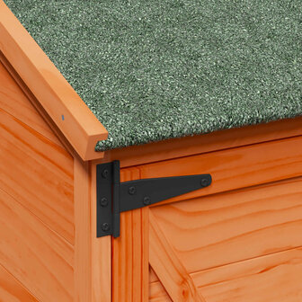 Tuinschuur Bruin 106 x 56 x 113,5 cm Bewerkt hout 8