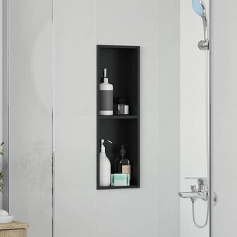 DouchenisZwart 60 x 20 x 9,5 cm Roestvrij staal 4