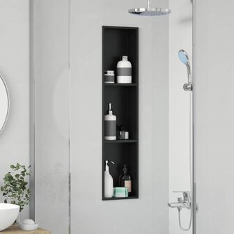 DouchenisZwart 90 x 20 x 9,5 cm Roestvrij staal 4