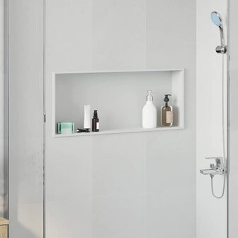 DouchenisWit 75 x 30 x 9,5 cm Roestvrij staal 1