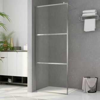 Inloopdouchewand transparant 80x195 cm ESG-glas 1
