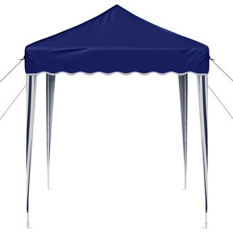 Pop-up partytent 195 x 195 x 245 cm Blauw Oxford Stof 6