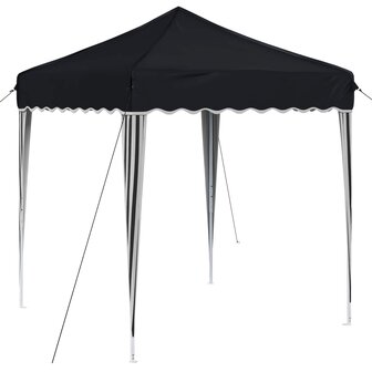 Pop-up partytent 195 x 195 x 245 cm Antracietkleurig 2