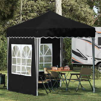 Pop-up partytent 195 x 195 x 245 cm Antracietkleurig 1