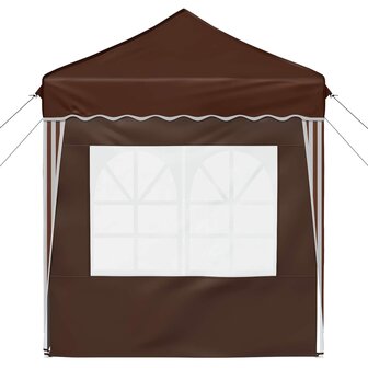 Pop-up partytent 195 x 195 x 245 cm Bruin Oxford Stof 7
