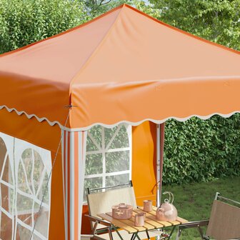 Pop-up partytent 195 x 195 x 245 cm Oranje Oxford Stof 4