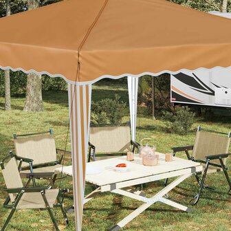 Pop-up partytent 288 x 288 x 245 cm Beige Oxford Stof 4