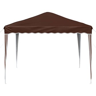 Pop-up partytent 288 x 288 x 245 cm Bruin Oxford Stof 6