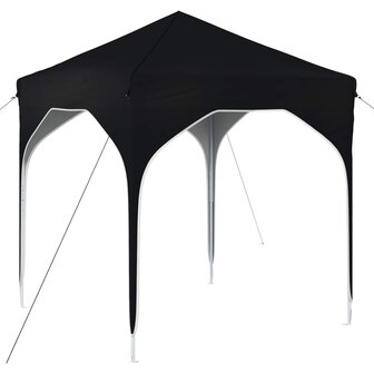 Pop-up partytent 194 x 194 x 245 cm Antraciet 2