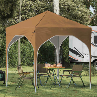Pop-up partytent 194 x 194 x 245 cm Beige 1