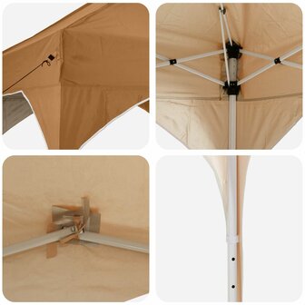 Pop-up partytent 194 x 194 x 245 cm Beige 9