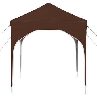 Pop-up partytent 194 x 194 x 245 cm Bruin 6