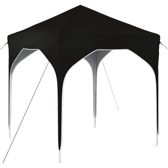 Pop-up partytent 194 x 194 x 245 cm Zwart 2