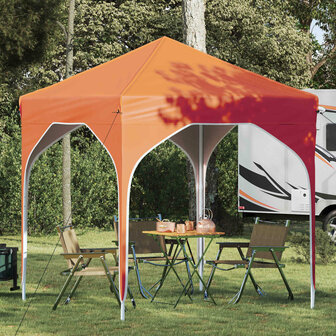 Pop-up partytent 194 x 194 x 245 cm Oranje 1