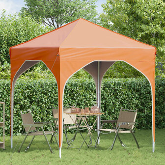 Pop-up partytent 194 x 194 x 245 cm Oranje 3