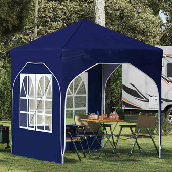 Pop-up partytent 192 x 192 x 245 cm Blauw 1